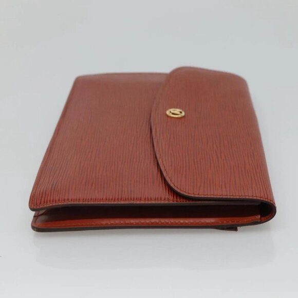 LOUIS VUITTON Epi Montaigne 27 Clutch Bag Brown LV - Picture 7 of 16